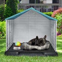 Chenil isolé et imperméable pour grands chiens, résistant au vent, pour les grands chiens, facile à nettoyer, tout temps, prix de gros