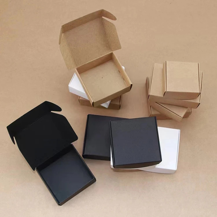 custom paper gift box window eco friendly cardboard kraft paper soap packaging box for soaps packing