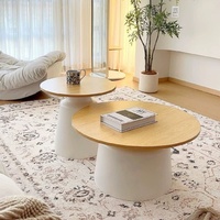 Table basse de style nordique, plateau en panneau à base de bois, structure en métal, hauteur réglable, table de salon moderne minimaliste, luxe léger