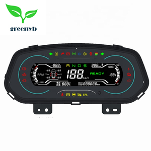 Velocímetro Digital <span class=keywords><strong>con</strong></span> Pantalla LCD Grande E651, Nuevo, Medidor Combinado Verde de 10.6cm, CAN BUS, para Vehículos Eléctricos - Product Image 1