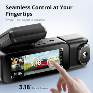 กล้องติดรถยนต์ Botslab 3CH รุ่น G980H พร้อมหน้าจอสัมผัส เลนส์คู่ บันทึกแบบวนซ้ำ มองเห็นในเวลากลางคืน ระบบ GPS ควบคุมผ่านแอพ - Product Image 6