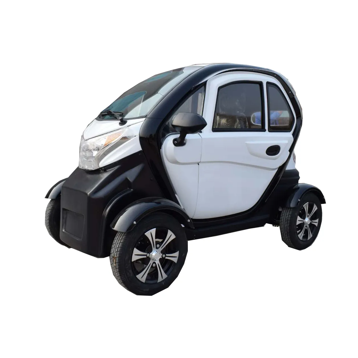 Mini Elektrische Auto Volwassen Mode Motorfiets Vierwiel Elektrische Auto 3 Mensen Elektrische Personenauto