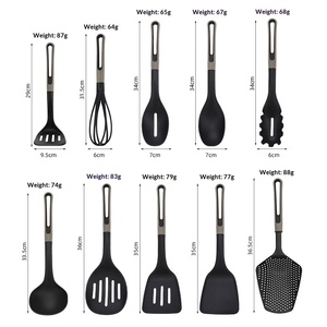 Espátula <span class=keywords><strong>de</strong></span> Cocina Wonderfulife WLB-1079, <span class=keywords><strong>de</strong></span> Nailon con <span class=keywords><strong>Mango</strong></span> <span class=keywords><strong>de</strong></span> Plástico Hueco, Antiadherente, Antideslizante, Resistente al Calor y a las Quemaduras - Product Image 2