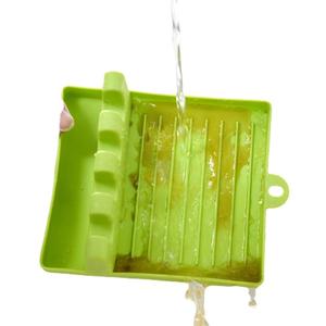 Soporte para Cucharas Antideslizante para Cocina S012, Tapa de Plástico con Almohadilla Antiderrames, Estante de Almacenamiento Multifuncional - Product Image 6