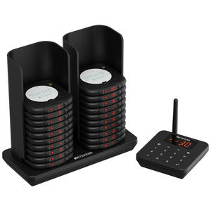 Système d'appel sans fil anti-basculement pour hôpital/clinique/restaurant, avec pagers empilables et alarme anti-chute, modèle RETEKESS TD186 - Product Image 6