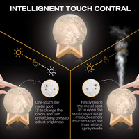 Mini humidificateur à ultrasons USB Portable diffuseur d'huile essentielle humidificateur d'air diffuseur de lune aromathérapie pour la maison et l'hôtel YS