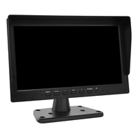 10 pouces 4CH écran LCD Quad View voiture moniteur système TV AHD moniteur 4 vidéo HD Signal entrée avec caméra de recul