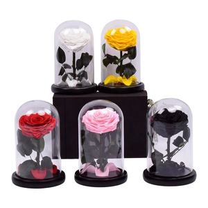 Petit Prince Préservé <span class=keywords><strong>Rose</strong></span> dans un Dôme en Verre Fleur Éternelle Coffret Cadeau pour la Saint-Valentin Fête des Mères Romantique Anniversaire Déco - Product Image 2