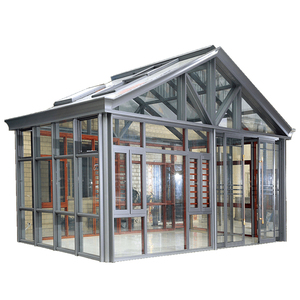 Nhôm miễn phí đứng prefab nhà kính nhà kính mùa đông vườn <span class=keywords><strong>4</strong></span> mùa sunroom - Product Image 6