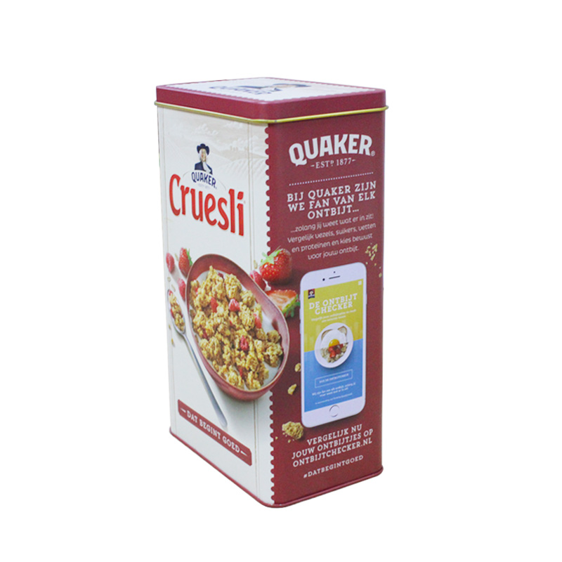 Оловянная коробка для хранения продуктов