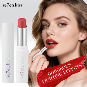 Set de Labiales Mate Se7en <span class=keywords><strong>Kiss</strong></span> de 12 Colores, Larga Duración, Hidratante, Brillo Labial Aterciopelado, Bálsamo con Color Resistente al Agua, Venta al Por Mayor OEM - Product Image 1
