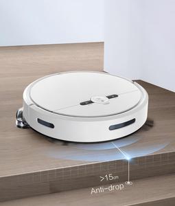 Robot aspirateur pour propriétaires d'animaux, filtre HEPA USB, aspiration puissante, anti-emmêlement, intelligent 3-en-1, balayage, lavage, nettoyage de toute la maison - Product Image 2