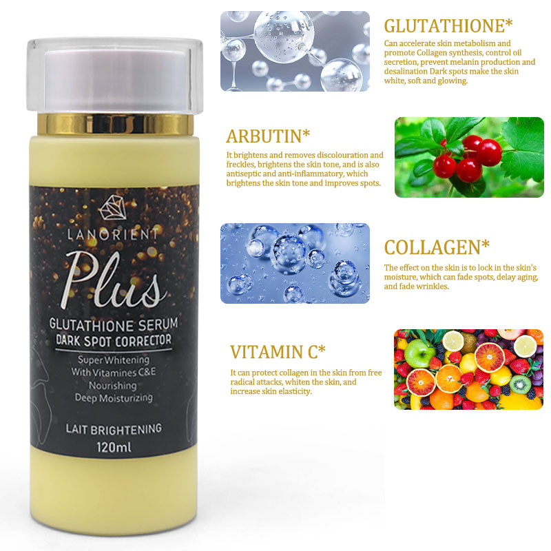 glutathione whitening max Private Label Gluta Concentre Anti-Tache Serum 7% BPC 157 — Body SIZE: 450mg x 30 capsules:30s x 4