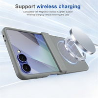 Nouvelle coque de téléphone PC avec écran en verre trempé intégré pour Samsung Z Flip 7 6 3 4 5 8, protection intégrale de la charnière avec chargement magnétique
