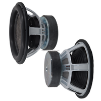 Haut-parleur de subwoofer de voiture haute puissance blanc HYW-18125-008-7 5000WRMS DC 12V pour système audio de voiture, 18 pouces