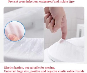 Housse de siège de toilette jetable, anti-salissures, anti-germes, imperméable, pour voyages et hôtels, protection sanitaire - Product Image 2