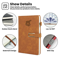 Cuadernos Creativos con Logotipo Personalizado, Tapa Dura Impermeable, Tamaños A6, A5, A4, Cuaderno de Cuero PU