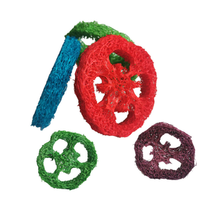 Động vật gặm nhấm động vật nhỏ cắn nhai Đồ chơi thiết lập kết hợp MOL cỏ bóng mây Bóng Cỏ Bánh cắn chuỗi táo gỗ cắn Snack JN - Product Image 6