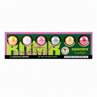 Bombes à cocktail comestibles Boomblizo - 100% sans E171 - Mélange de mocktail scintillant et pétillant - Certifié BRC - Marque privée pour boissons