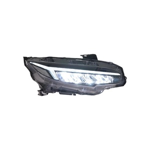 16-21 for 10th Gen <b>Headlight</b> Assembly Modified Full <b>LED</b> 40W 2500 Lumens Wing DRL Flowing Turn Signal 12v <b>LED</b> <b>Headlights</b> for Hond - Product Image 1