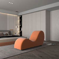 Vente chaude PU Cuir S Forme Relaxant Loisirs Dormir Salon Meubles Sexe Yoga Chaise pour Couple