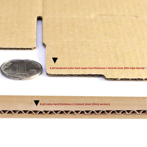 Lớn Nhỏ Vuông Kraft Sóng Các Tông Gửi Thư Hộp Dễ Thương Nhỏ Trung Bình Màu Đỏ Hồng Vàng Đầy Màu Sắc CD Vật Liệu Tái Chế - Product Image 3