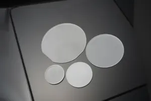 Quartzo com espessura em branco de wafer de 0,5 mm min