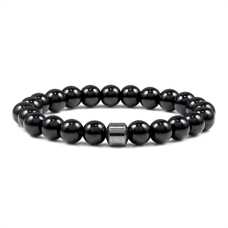 agate noire brillante