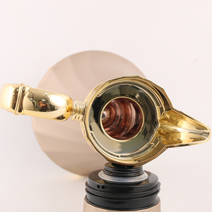 กระติกน้ำชาแบบสุญญากาศพลาสติกเก็บความร้อน รุ่นเมย์ฟลาวเวอร์ สีชมพู พร้อมแก้วด้านในแบบเติมได้ สไตล์อาหรับ - Product Image 6