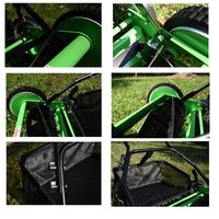 Cortacésped de carrete manual, 20 pulgadas, con bolsa de recorte