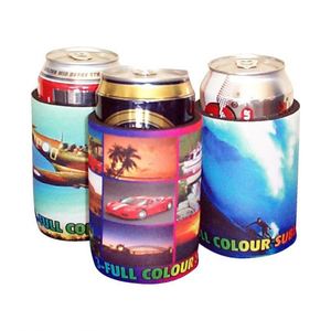 Support de canette de bière isotherme en néoprène 12oz personnalisé pour publicité et promotion, avec base et coutures scellées - Product Image 1