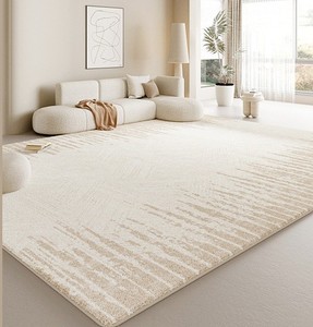 Hiện Đại Sọc 100% Polyester Thảm Dày Giả Cashmere Cho Phòng Khách Đầu Giường Và Sofa Khu Vực Lớn Thảm Cho Phòng Ngủ - Product Image 5