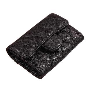 Portefeuille en <span class=keywords><strong>cuir</strong></span> véritable Minibook à motif diamant, <span class=keywords><strong>porte</strong></span>-cartes, pince à billets, portefeuille pour <span class=keywords><strong>femme</strong></span> en <span class=keywords><strong>cuir</strong></span> véritable - Product Image 6