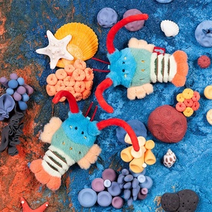 Serie all'Ingrosso di Giocattoli di Peluche a Forma di Animali Marini Realistici, Simili a Gamberetti e Pesci, Ornamenti da Appendere, Regali - Product Image 4