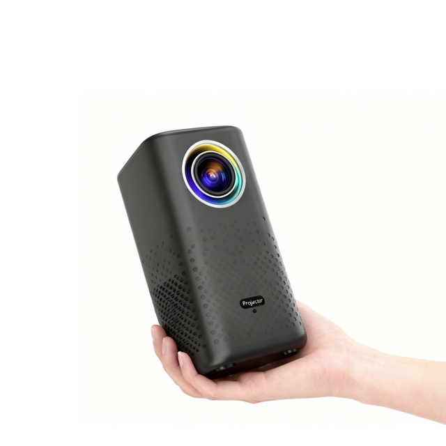 H1P Pico Mini Projector with Build in Battery Rechargeable High Quality Projector Portable Wireless for Outdoor Camping