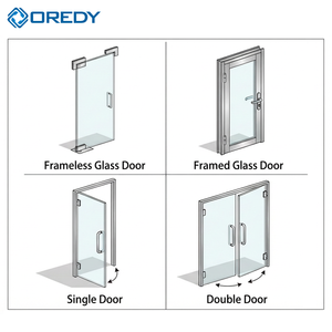 <span class=keywords><strong>Puerta</strong></span> Corredera Eléctrica de Vidrio con Acabado Moderno OREDY, con Tecnología de Levitación, Impermeable, Garantía de 2 Años, para Uso en Villas y Hoteles - Product Image 2