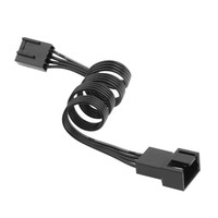 Câble adaptateur pour ordinateur, câble de ventilateur CPU, câble d'extension de ventilateur d'ordinateur à 4 broches, câble de contrôle de température PWM