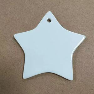 Ornements de Noël en Céramique en Gros, 3 Pouces, Suspendus Décoratifs Blancs pour Cadeau de Fêtes - Product Image 2