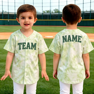 Uniforme de baseball pour jeunes OEM, entièrement boutonné, personnalisé avec broderie sublimée, chemises de baseball pour enfants pour l'entraînement, les matchs et les tournois - Product Image 6