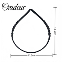 Oradour Bandeaux d'entraînement de gymnastique personnalisés faits à la main Grand acétate Accessoires de cheveux de créateur pour filles Maquillage sportif Vente en gros