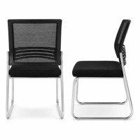 Chaise de bureau ergonomique avec dossier en tissu pour la réception des visiteurs et les salles de conférence, pour l'approvisionnement transfrontalier