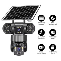 5MP 8mp 360 Degree Security With Cloud Storage 5MP Solar Powered 12MP 4G CCTV Camera Outdoor Panoramic