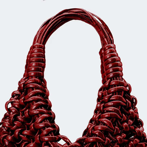 Borse a Mano di Design Intrecciate a Mano con Lavorazione Traforata Borsa Tote da Donna - Product Image 3