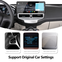 Radio con Pantalla Táctil Android de 12.3 Pulgadas para Auto, Navegación GPS, 8 Núcleos de RAM, 1 Año de Garantía para Ford Fiesta MK6/MK7 2009-2014
