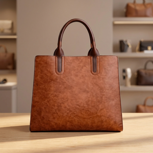 Sacs à main de luxe décontractés en cuir véritable pour femmes, fournis directement par l'usine, avec impression de logo de marque personnalisée, fermeture éclair, imperméables - Product Image 5