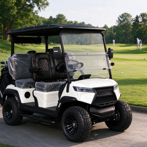 Carrito de Golf de Litio de 4 Plazas Disponible para OEM, Buggy Eléctrico con Estructura Resistente para Transporte Diario en Resorts de Golf - Product Image 1