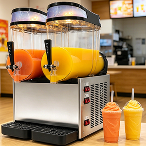Distributeur de boissons glacées commercial 24L à refroidissement rapide, machine à smoothies pour magasin de boissons AS-Icecream131 Puissant et Silencieux - Product Image 5