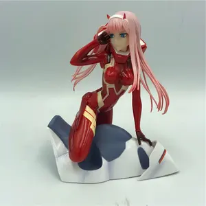 핫 세일 DARLING in the FRANXX ZERO TWO 02 캐릭터 컬렉션 장난감 PVC 애니메이션 피규어 완구