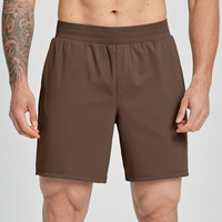 Shorts de course pour hommes, taille mi-haute, élastique, en Spandex/Nylon, séchage rapide, avec poches latérales, pour le sport, la gym, style décontracté