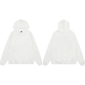 Sudadera con Capucha de Algodón Grueso OEM, Corte Holgado, Personalizable con Etiqueta Privada, Sudadera con Capucha para Hombre Sin Cordón - Product Image 3